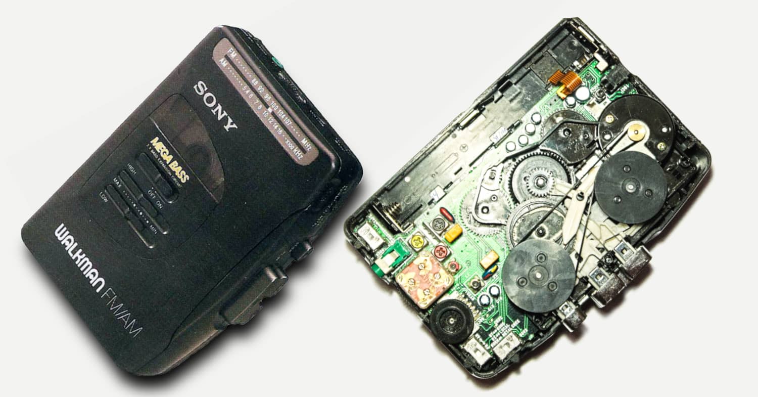 Walkman Sony démonté